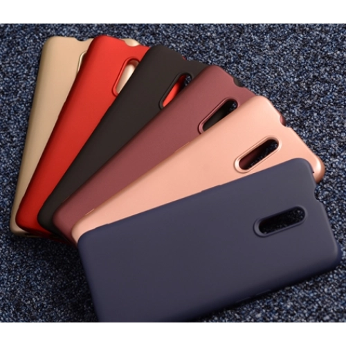 Oppo Reno Kılıf İnce Soft Mat Renkli Esnek Silikon Kapak - Kırmızı