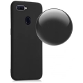 Oppo RX17 Neo Kılıf İnce Soft Mat Renkli Esnek Silikon Kapak - Siyah