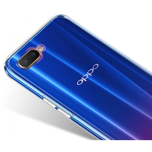 Oppo RX17 Neo Kılıf Kamera Korumalı Esnek Silikon Kapak - Şeffaf