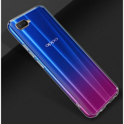 Oppo RX17 Neo Kılıf Kamera Korumalı Esnek Silikon Kapak - Şeffaf