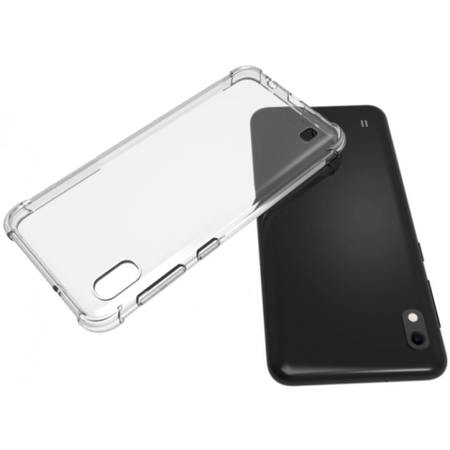 Samsung Galaxy A10 Kılıf Silikon Köşe Korumalı Airbag Darbe Emici Kapak - Şeffaf