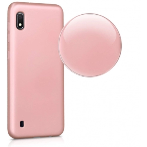 Samsung Galaxy A10 Kılıf İnce Soft Mat Renkli Esnek Silikon Kapak - Mavi