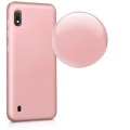 Samsung Galaxy A10 Kılıf İnce Soft Mat Renkli Esnek Silikon Kapak - Siyah