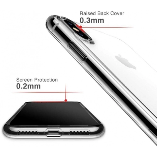 Samsung Galaxy A10 Kılıf Kamera Korumalı Esnek Silikon Kapak - Şeffaf