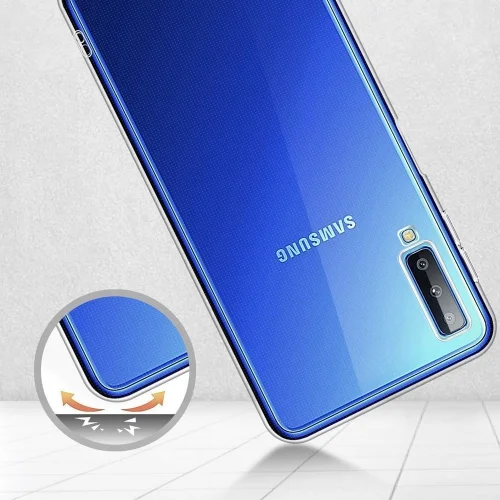 Samsung Galaxy A10 Kılıf Ultra İnce Esnek Süper Silikon 0.3mm - Şeffaf