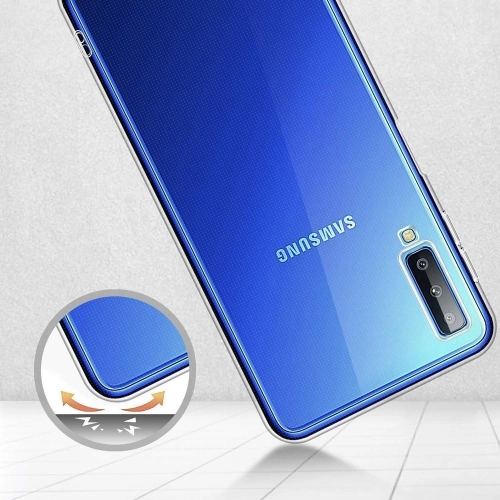Samsung Galaxy A10 Kılıf Kamera Korumalı Esnek Silikon Kapak - Şeffaf