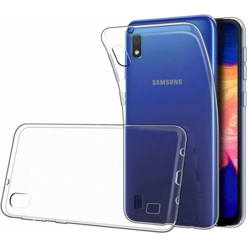 Samsung Galaxy A10 Kılıf Ultra İnce Kaliteli Esnek Silikon 0.2mm - Şeffaf