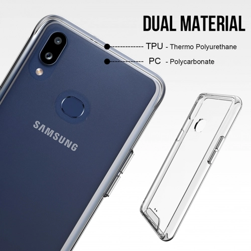 Samsung Galaxy A10s Kılıf Clear Guard Serisi Gard Kapak - Şeffaf