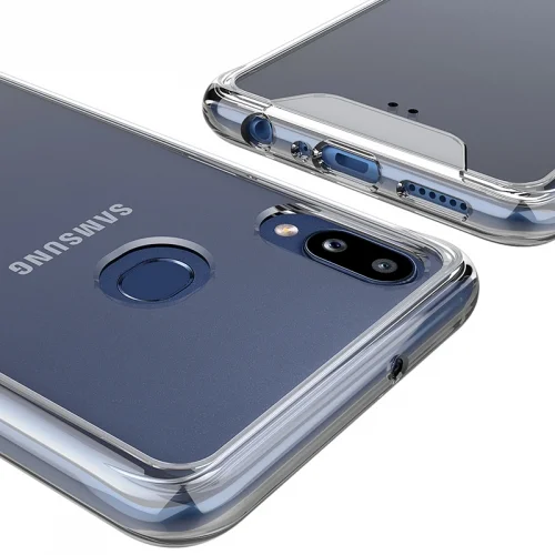 Samsung Galaxy A10s Kılıf Clear Guard Serisi Gard Kapak - Şeffaf