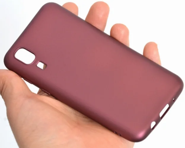 Samsung Galaxy A2 Core Kılıf İnce Mat Esnek Silikon - Kırmızı