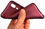 Samsung Galaxy A2 Core Kılıf İnce Mat Esnek Silikon - Kırmızı
