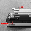 Samsung Galaxy A20 Kılıf Zırhlı Tank Crash Silikon Kapak - Kırmızı