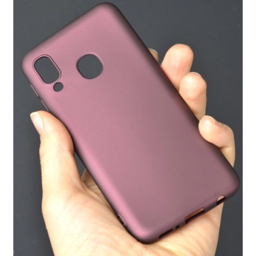 Samsung Galaxy A20e Kılıf İnce Soft Mat Renkli Esnek Silikon Kapak - Mavi