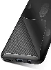 Samsung Galaxy A20s Kılıf Karbon Serisi Mat Fiber Silikon Negro Kapak - Siyah