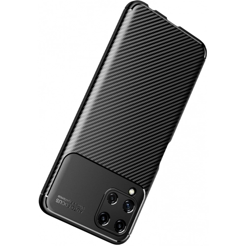 Samsung Galaxy A22 Kılıf Silikon Parmak İzi Bırakmayan Karbon Soft Negro Kapak - Lacivert