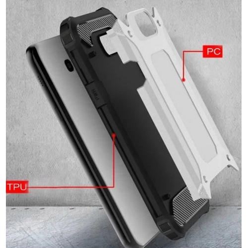 Samsung Galaxy A3 2017 Kılıf Zırhlı Tank Crash Silikon Kapak - Kırmızı