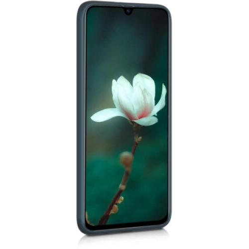 Samsung Galaxy A30s Kılıf İnce Soft Mat Renkli Esnek Silikon Kapak - Lacivert