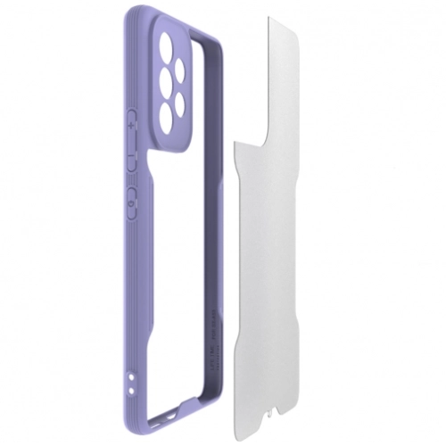 Samsung Galaxy A33 5G Kılıf Renkli Silikon Kamera Lens Korumalı Şeffaf Parfe Kapak - Sarı