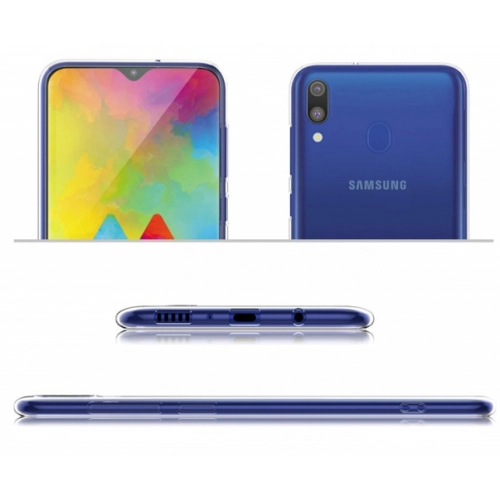 Samsung Galaxy A40 Kılıf Kamera Korumalı Esnek Silikon Kapak - Şeffaf