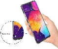 Samsung Galaxy A50 Kılıf Köşe Korumalı Airbag Şeffaf Silikon Anti-Shock