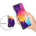 Samsung Galaxy A50 Kılıf Silikon Köşe Korumalı Airbag Darbe Emici Kapak - Şeffaf