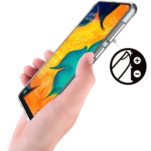 Samsung Galaxy A50 Kılıf Clear Guard Serisi Gard Kapak - Şeffaf