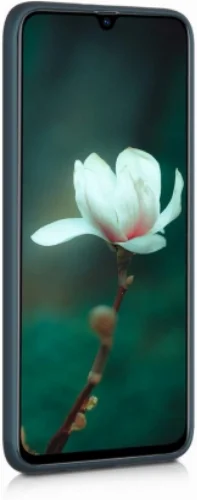 Samsung Galaxy A50 Kılıf İnce Mat Esnek Silikon - Lacivert