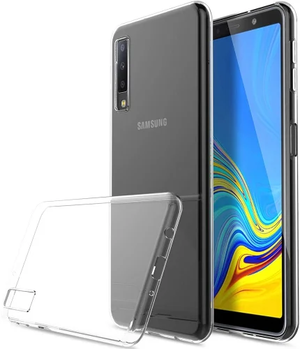 Samsung Galaxy A50 Kılıf Ultra İnce Esnek Süper Silikon 0.3mm - Şeffaf