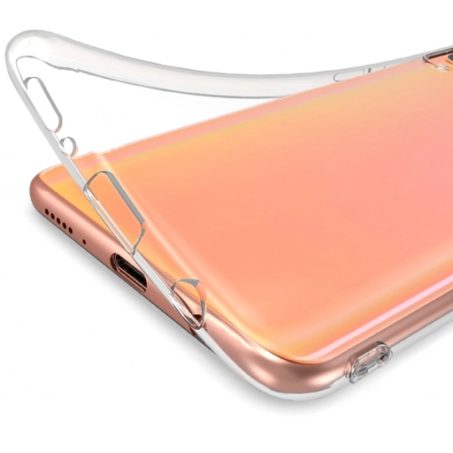 Samsung Galaxy A50 Kılıf Ultra İnce Kaliteli Esnek Silikon 0.2mm - Şeffaf