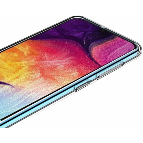 Samsung Galaxy A50 Kılıf Ultra İnce Kaliteli Esnek Silikon 0.2mm - Şeffaf