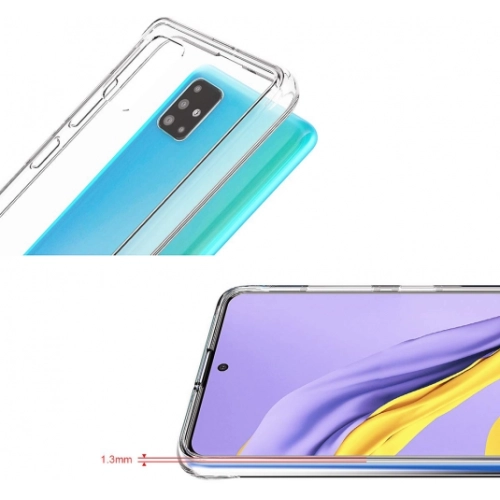 Samsung Galaxy A51 Kılıf Clear Guard Serisi Gard Kapak - Şeffaf