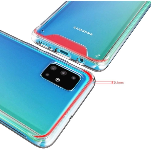 Samsung Galaxy A51 Kılıf Clear Guard Serisi Gard Kapak - Şeffaf