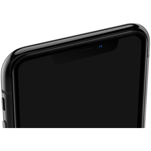 Samsung Galaxy A6 Plus 2018 Kırılmaz Cam Tam Kapatan Kenarları Kırılmaya Dayanıklı Cam Ekran Koruyucu - Siyah