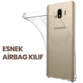 Samsung Galaxy A6 Plus 2018 Kılıf Silikon Köşe Korumalı Airbag Darbe Emici Kapak - Şeffaf