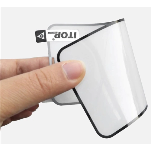 Samsung Galaxy A7 2017 Ekran Koruyucu Fiber Tam Kaplayan Nano - Siyah