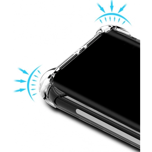 Samsung Galaxy A7 2018 Kılıf Silikon Köşe Korumalı Airbag Darbe Emici Kapak - Şeffaf