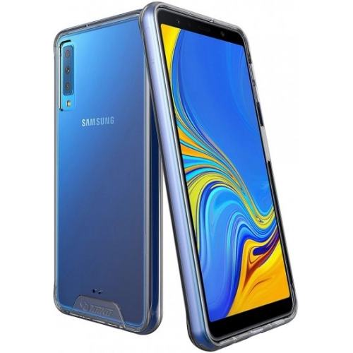 Samsung Galaxy A7 2018 Kılıf Clear Guard Serisi Gard Kapak - Şeffaf
