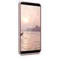 Samsung Galaxy A7 2018 Kılıf İnce Soft Mat Renkli Esnek Silikon Kapak - Kırmızı