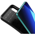Samsung Galaxy A70 Kılıf Silikon Parmak İzi Bırakmayan Karbon Soft Negro Kapak - Siyah
