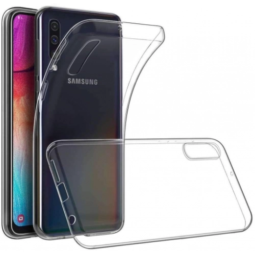 Samsung Galaxy A70 Kılıf Ultra İnce Kaliteli Esnek Silikon 0.2mm - Şeffaf