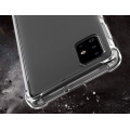 Samsung Galaxy A71 Kılıf Silikon Köşe Korumalı Airbag Darbe Emici Kapak - Şeffaf