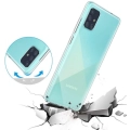 Samsung Galaxy A71 Kılıf Kamera Korumalı Esnek Silikon Kapak - Şeffaf
