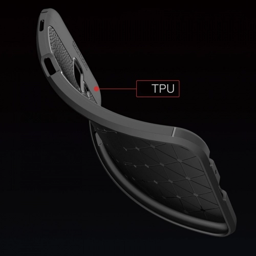 Samsung Galaxy A8 2018 Kılıf Deri Görünümlü Lüks Parmak İzi Bırakmaz Niss Silikon Kapak - Lacivert