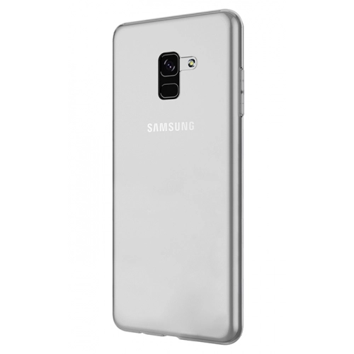 Samsung Galaxy A8 2018 Plus Kılıf Ultra İnce Kaliteli Esnek Silikon 0.2mm - Şeffaf
