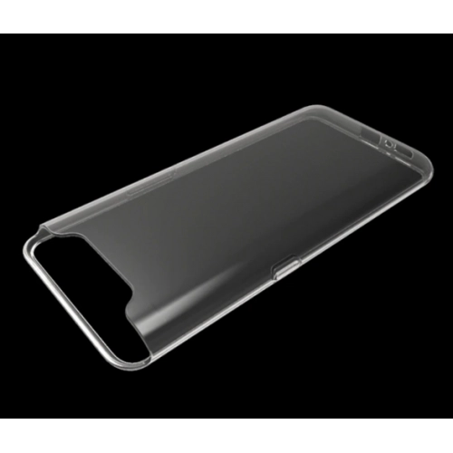 Samsung Galaxy A80 Kılıf Silikon Köşe Korumalı Airbag Darbe Emici Kapak - Şeffaf