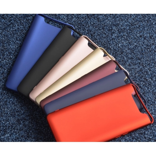 Samsung Galaxy A80 Kılıf İnce Soft Mat Renkli Esnek Silikon Kapak - Siyah