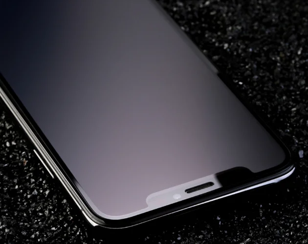 Samsung Galaxy A9 2018 Ekran Koruyucu Fiber Tam Kaplayan Nano - Siyah