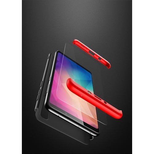 Samsung Galaxy A9 2018 Kılıf 3 Parçalı 360 Tam Korumalı Rubber AYS Kapak - Siyah