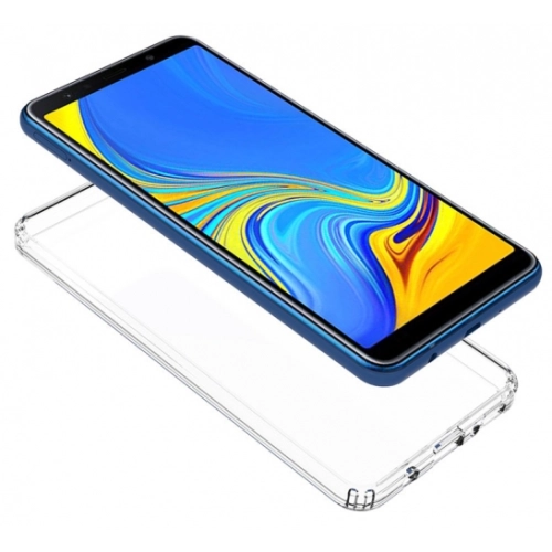 Samsung Galaxy A9 2018 Kılıf Silikon Köşe Korumalı Airbag Darbe Emici Kapak - Şeffaf