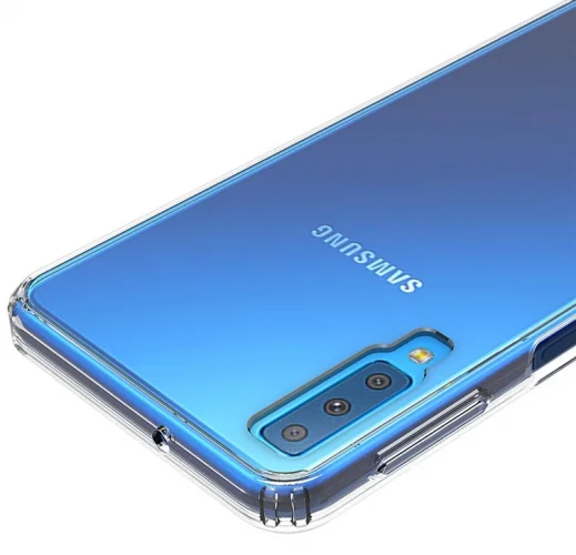 Samsung Galaxy A9 2018 Kılıf Köşe Korumalı Airbag Şeffaf Silikon Anti-Shock